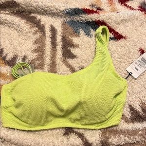 One shoulder bikini top